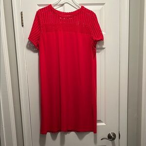 Michael Kors Vibrant Red Cut-Out Dress